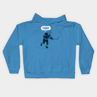 Hockey Chirp (blue version) Kids Hoodie